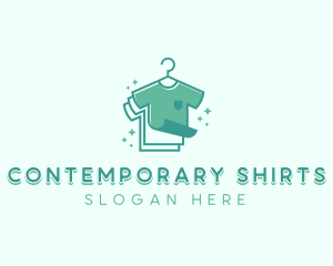 T-shirt Clothes Washer logo design