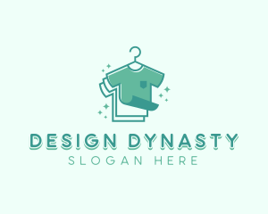 T-shirt Clothes Washer logo design