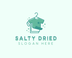 T-shirt Clothes Washer logo design