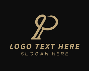 Elegant Brand Letter P logo