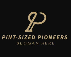 Elegant Brand Letter P logo design