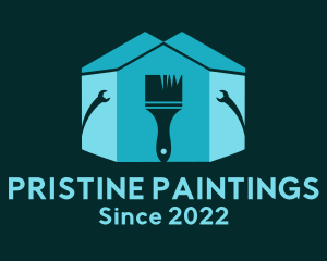 House Paint Maintenance logo design