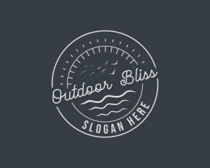 Summer Ocean Vacation logo design