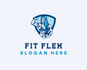 Strong Woman Trainer logo design