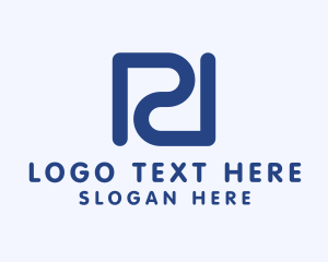 Modern Business Brand Letter PD logo