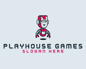 Robot Tech Gaming logo design