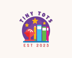 Book Daycare Storytelling logo design