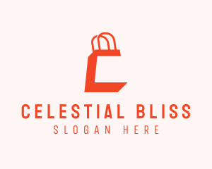 Shopping Bag Letter C logo design