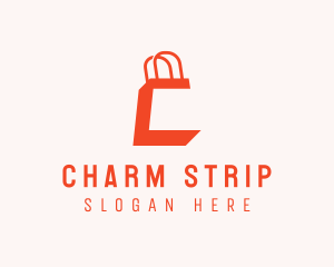 Shopping Bag Letter C logo design