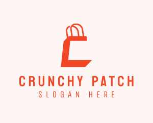 Shopping Bag Letter C logo design