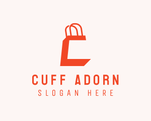 Shopping Bag Letter C logo design