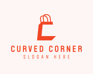 Shopping Bag Letter C logo design