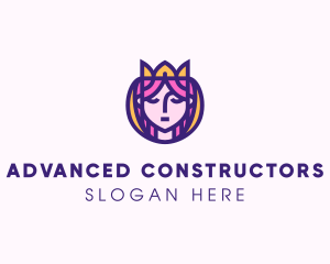 Beautiful Royal Queen logo design