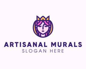 Beautiful Royal Queen logo design