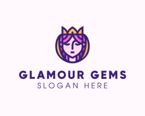 Beautiful Royal Queen logo design