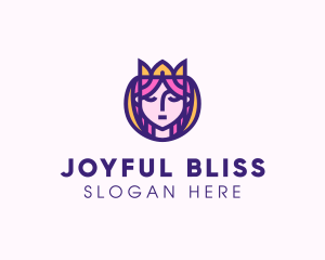 Beautiful Royal Queen logo design