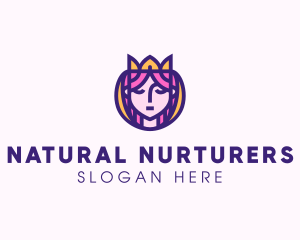 Beautiful Royal Queen logo design