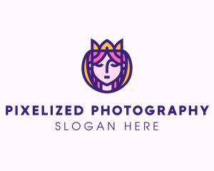 Beautiful Royal Queen logo design