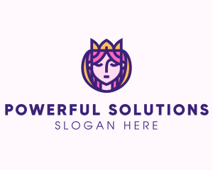 Beautiful Royal Queen logo design