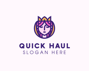 Beautiful Royal Queen logo design