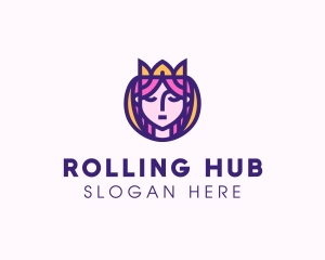 Beautiful Royal Queen logo design