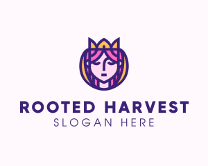 Beautiful Royal Queen logo design