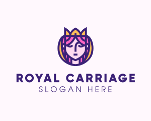 Beautiful Royal Queen logo design