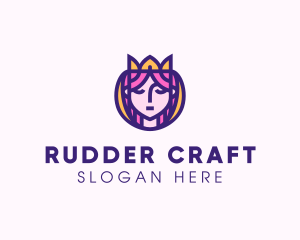 Beautiful Royal Queen logo design