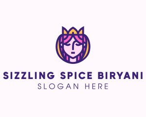 Beautiful Royal Queen logo design