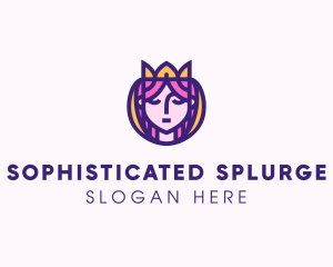 Beautiful Royal Queen logo design