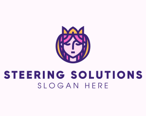 Beautiful Royal Queen logo design