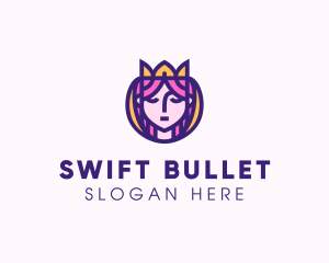 Beautiful Royal Queen logo design