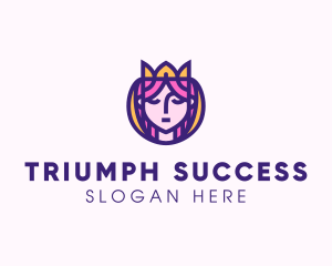 Beautiful Royal Queen logo design