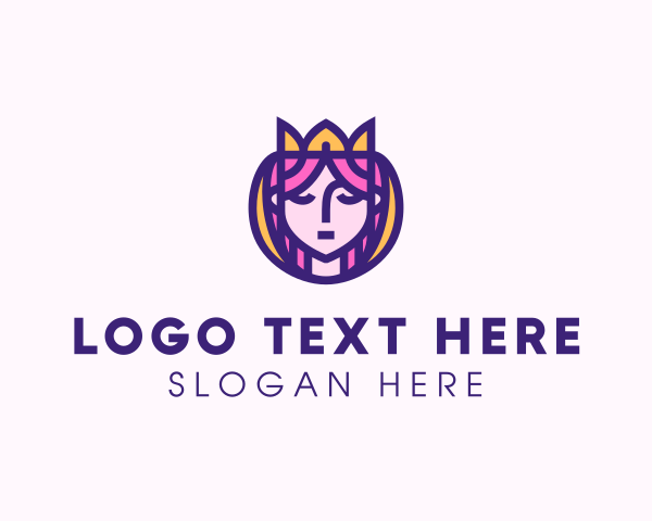 Lady logo example 4