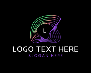 Abstract Audio Wave logo