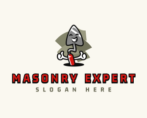 Mason Trowel Construction logo design