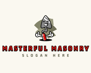 Mason Trowel Construction logo design