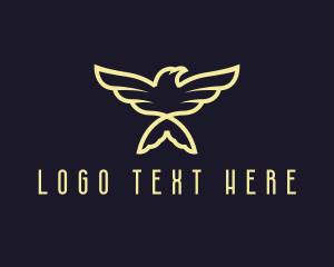 Yellow Eagle Bird logo