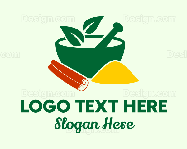 Organic Cinnamon Spice Bowl Logo