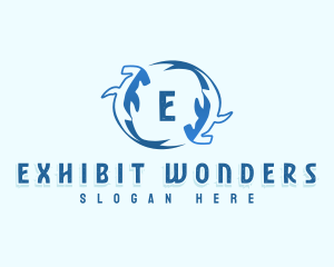 Hammerhead Shark Fish logo