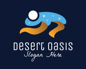 Desert Star Arabian Night logo design