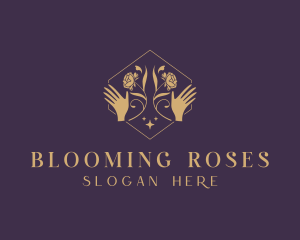 Rose Flower Styling logo design