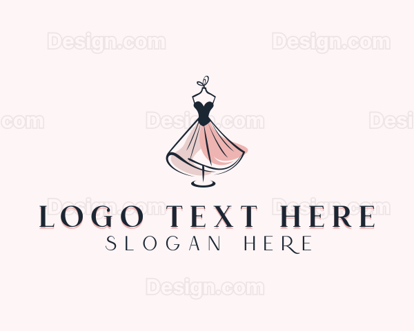 Bridal Fashion Dress Logo