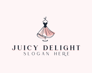 Bridal Fashion Dress Logo