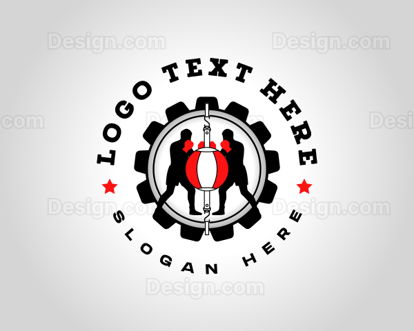 Boxing Workout Gym Logo