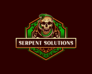 Serpent Skull Venom logo design