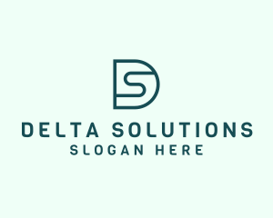 Finance Firm Agency Letter DS logo design