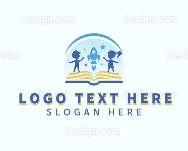 Child Learning Book Logo