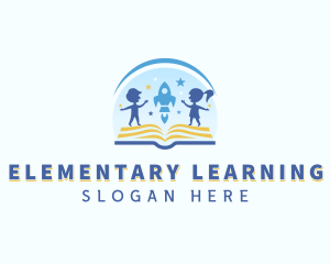 Child Learning Book logo design