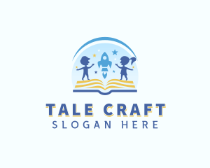 Child Learning Book logo design